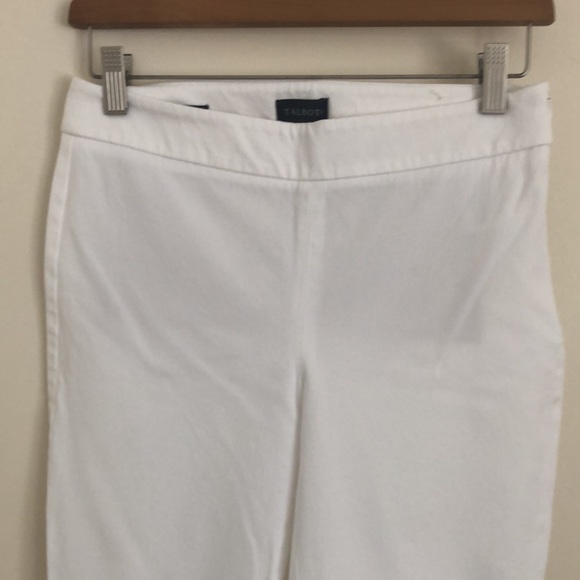 Talbots Womens White Pants The Chatham Ankle Pant Size 2P - Picture 2 of 10